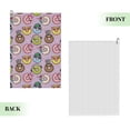 thumbnail image 2 of Kdxio Cute Donuts Pattern Golf Towel (24" X 16") with Carabiner Clip - The Convenient Golf Cleaning Towel, 2 of 8