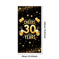 thumbnail image 3 of LUUFILx Cheers to 30 Years Party Decoration Backdrop Birthday Supplies Anniversary Banner Balloon Background Photography Prop Celebration Decor, 3 of 8