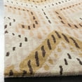 thumbnail image 3 of SAFAVIEH Wyndham Donella Abstract Wool Area Rug, Brown/Ivory, 2'6" x 4', 3 of 8