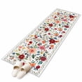 thumbnail image 6 of Watercolor Flowers Kitchen Runner Rug 2x6 Washable Runners for Hallway Non Slip Farmhouse Spring Floral Botanical Large Area Rug Indoor Floor Carpet for Bathroom Laundry Entryway Bedroom Living Room, 6 of 8