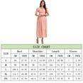 thumbnail image 5 of Yesfashion Floral Print V Neck Maternity Dress Baby Shower Photoshoot Smocked Flutter Sleeve Split A Line Dress, 5 of 5