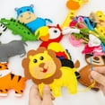 thumbnail image 3 of Sewing Craft Kit Animal Sewing Craft Kit For Kids DIY Sewing Animals Crafts Educational Sewing Kit For Beginner Boys And Girls Kids Arts And Crafts Table with Storage Kids Arts And Crafts Ages 2-5, 3 of 7