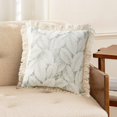 thumbnail image 4 of Ohufall Linen Leaf Fringed Pillowcase - For Living Room/Home Sofa Cushion, Natural Texture Enhances Home Decor, 4 of 5