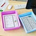 thumbnail image 3 of Pen+Gear Plastic Letter Tray, Letter Size Paper Sorter, Violet Glow, 1-Pack, 3 of 7