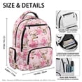thumbnail image 4 of Binienty Pink Deer Bow Backpack for Girls Age 10-12 17 Inch Lightweight School Backpack with Side Pockets Kids Day Pack Kids Back to School Gifts, 4 of 8
