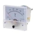 thumbnail image 2 of DOLITY Rectangle Ammeter Current Tester Analog Panel Voltmeter, Measuring Range 0-150V 0-500V, 2 of 8