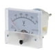thumbnail image 2 of DC Voltametro Analógico Medidor Voltímetro Indicador Analógico Plástico para Escala Clara y de Leer 500V Macarena Panel de voltímetro de CA, 2 of 8