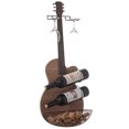 thumbnail image 1 of Black Metal Guitar Shaped Wine Rack Holder for Living Room, Dining, or Entryway, 1 of 7
