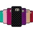 thumbnail image 2 of GSA Dual Hybrid Webbed Rhinestone Case For Samsung Galaxy S6 Edge Plus- Pink, 2 of 4