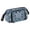 Dark Teal Turtle Pattern, variant on Nylon Fish Mouth Pencil Case with Large Capacity Zipper Pencil Pouch Dark Teal Turtle Pattern Pencil Bag Organizers
