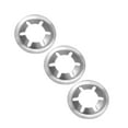 50 Packs Internal Tooth Starlock Push on Locking Washers, Stainless
