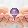 thumbnail image 3 of GUANGHONG Semi Mini Small Shape Natural Gem Polished Gem Rose Quartz Amethyst Flower Pot Fish Tank Decorative Stone Small Ornament, 3 of 7