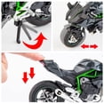 thumbnail image 4 of Modelo de motocicleta BDTCTK compatible con Kawasaki Ninja H2R 1:12, 4 of 7