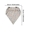 thumbnail image 2 of AWAYTR 3 Pcs Floral Elastic Hair Scarf Headbands Hair Bandanas Head Kerchief Bohemia Chiffon Turban Triangle Scarves, 2 of 13