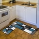 thumbnail image 2 of Alfombras de Cocina para el Piso, 40x60 + 40x120cm Conjunto de Alfombras de Piso de Agua Y Aceite Absorbentes para el Hogar, Fibra de Poliéster Antideslizante para la Lavandería de Cocina Y Alfombras, 2 of 6
