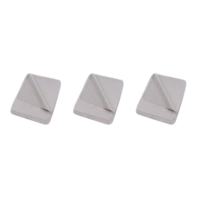 Ruiboury 10 Pieces Microfiber Eyeglasses Camera Lens Phones Cell Cleaning Cloth Gray 3Set