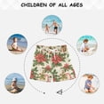 thumbnail image 6 of FORMRS Boys Swim Trunks Quick Dry Mesh Liner Boardshorts Sizes XS-XL, Retro Christmas Holly, 6 of 7