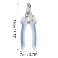 thumbnail image 4 of 1 Set de Cortauñas Duraderos para Mascotas con Lima para Perro y Gato 4.72"x2.76" Azul Blanco, 4 of 6