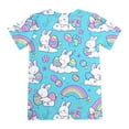 thumbnail image 5 of Easter Boys Pajamas Set Easter Bunny Print Crewneck Short Sleeve T-Shirt And Shorts Set Toddlers Pajamas, 5 of 7