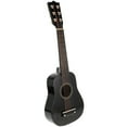 thumbnail image 4 of Guitarra acústica de 21 pulgadas, tamaño pequeño, portátil, de madera, para niños (negro), 4 of 6