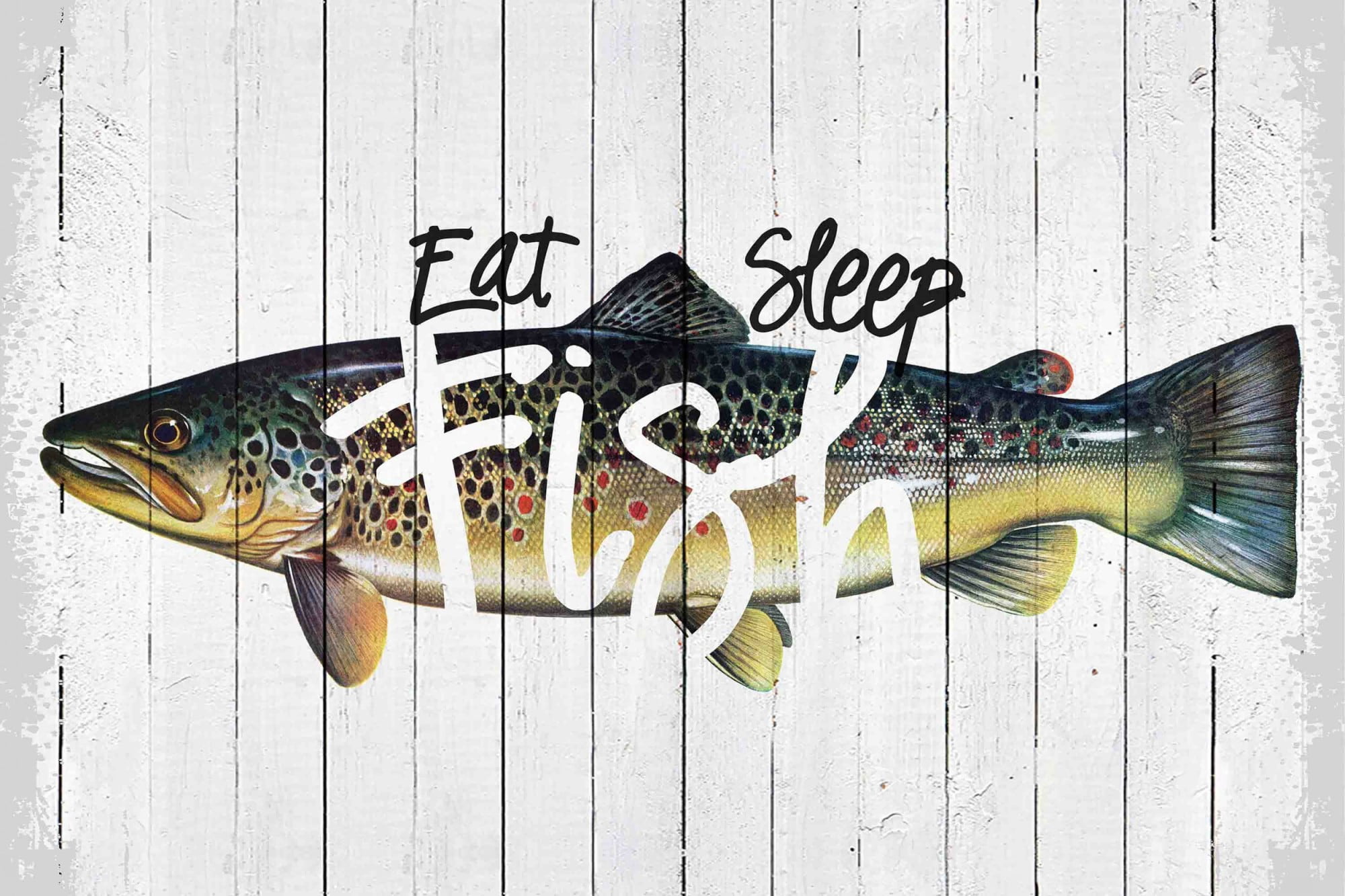Marmont Hill Inc Marmont Hill - "Wishin I Was Fishin" by Saturday Evening Post Painting Print on Canvas - Multi-color