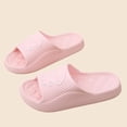 thumbnail image 5 of Womens Pink Platform Slides Cute Cartoon Puppy EVA Quilted Footbed Comfort Sandals Waterproof for Beach Pool Indoor Outdoor Slipper,Size 4.5-6, 5 of 9
