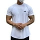 thumbnail image 1 of pstuiky camisetas de hombre, Camiseta de cuello en V para hombre, color liso, con mangas cortas elásticas, transpirables y modernas. ropa de hombre xxl, 1 of 6