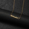 thumbnail image 3 of Custom Stainless Steel Heart Pendant Necklace Gold Chain Personalized Name Necklaces Jewelry Necklaces for Women, 3 of 5