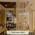 thumbnail image 4 of String Curtains Beaded Door Curtains Panel Divider ,Fly Screen For Door Wall And Window Decoration - Champagne (color), 4 of 6