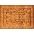 thumbnail image 1 of Ahgly Company Indoor Rectangle Oriental Orange Industrial Area Rugs, 5' x 7', 1 of 4
