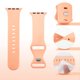 thumbnail image 3 of Tighesen Bandas Deportivas Compatibles Con Apple Watch Band Ultra 2/Ultra Se Series 9/8/7/6/5/4/3/2/1 38 Mm 40 Mm 41 Mm 42 Mm 44 Mm 45 Mm 49 Mm S/M M/L Para Mujeres/Hombres Correa De Silicona Para Iwa, 3 of 5