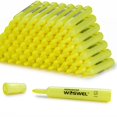 thumbnail image 3 of WOSWEL Highlighters Bulk 72 Pack Tank Style Highlighters Set Fluorescent Yellow Chisel Tip Highlighter Markers Bulk for Kid and Adult Coloring Highlighting as School Supplies, 3 of 4