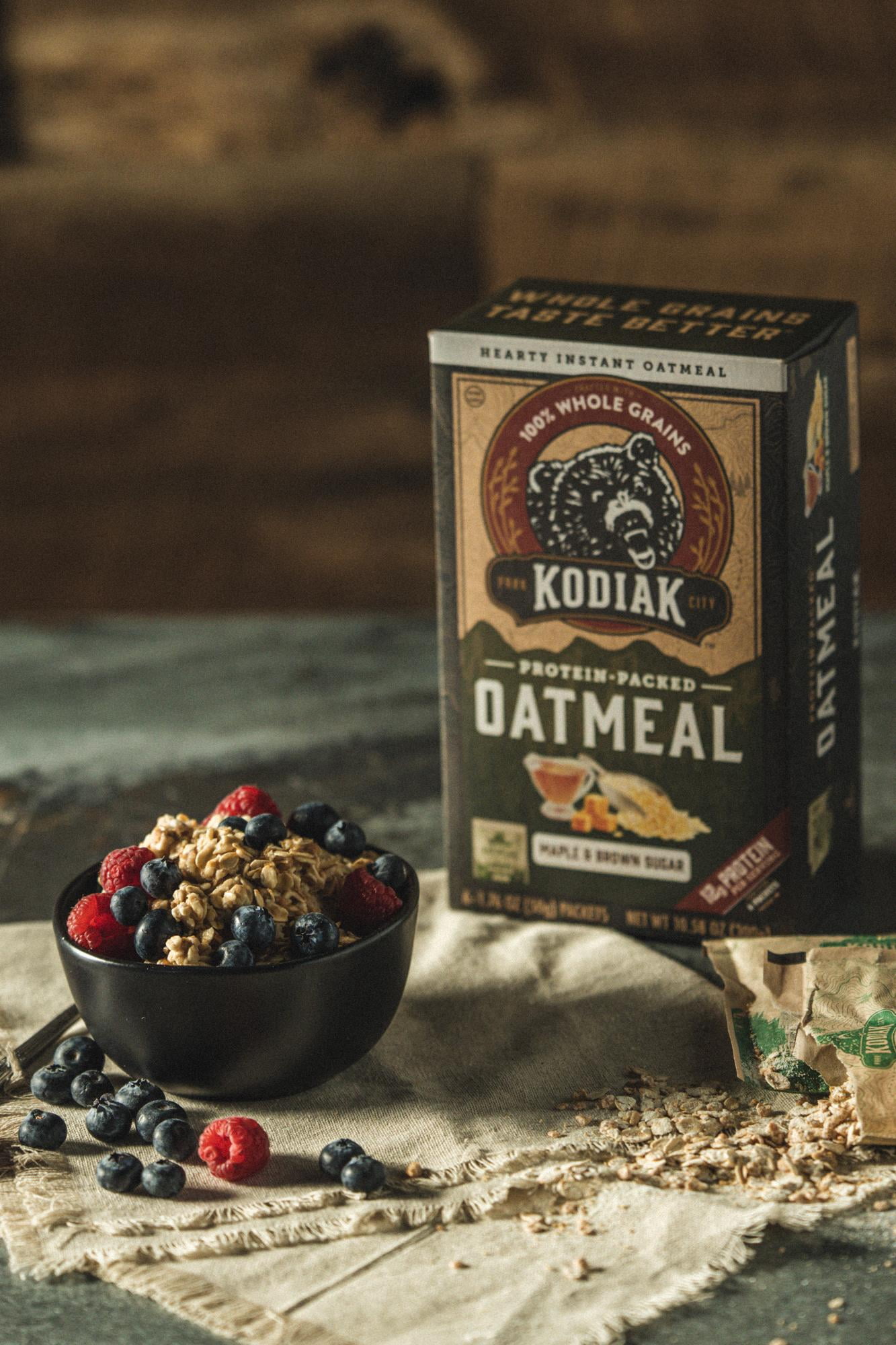 Kodiak ProteinPacked Maple Brown Sugar Instant Oatmeal, 1.76 oz, 6