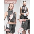 thumbnail image 2 of Correa para teléfono Tiostep Clip and Go con cartera bandolera rosa, 2 of 8