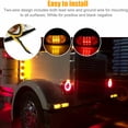 thumbnail image 6 of 10X Amber/Red Side Marker Clearance Trailer Truck RV LED Light Waterproof 12/24V, 6 of 9