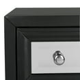 thumbnail image 6 of SAFAVIEH Marlon Solid Classic 3 Drawer Mirror Chest, Black, 6 of 9
