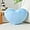 Blue, variant on COOKCOK Heart Pillow, Blue Throw Pillows for Bed Couch, 20" x 15" Cute Faux Rabbit Fur Medium Pillow for Women Valentine Anniversary Fall Halloween Christmas Home Decor