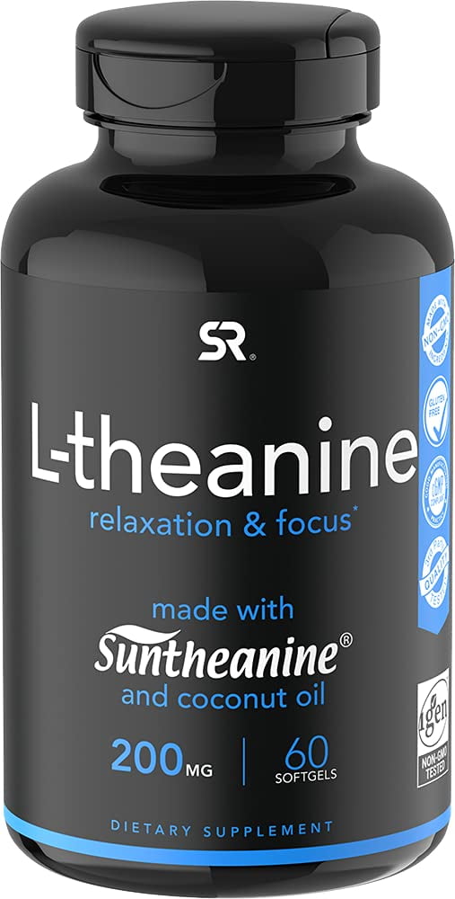Sports Research L-theanine, 200 mg, 60 Softgels