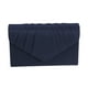 thumbnail image 3 of Bolso de mano tipo clutch para mujer, ideal para cenas, fiestas y bodas (Azul marino), 3 of 8