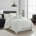 thumbnail image 2 of Nanshing Addison 7 Piece Tufted Embroidery Comforter Set, White, California King, 2 of 8