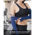 thumbnail image 4 of UV Sun Protection Arm Sleeves with Thumb Hole for Men Women Youth, Cooling Sleeve to Cover Tattoo, Mid-Compression, 4 of 6