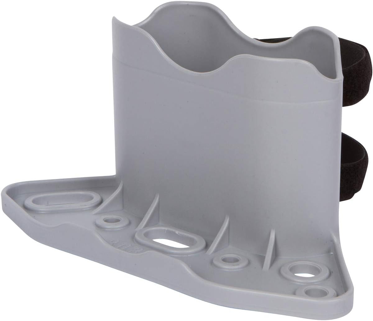 ROBOCUP Gray Ultimate Bundle Portable Clamp-On Cup Holder Set with Plate, Plus & Holster for Drinks, Phones and Accessories
