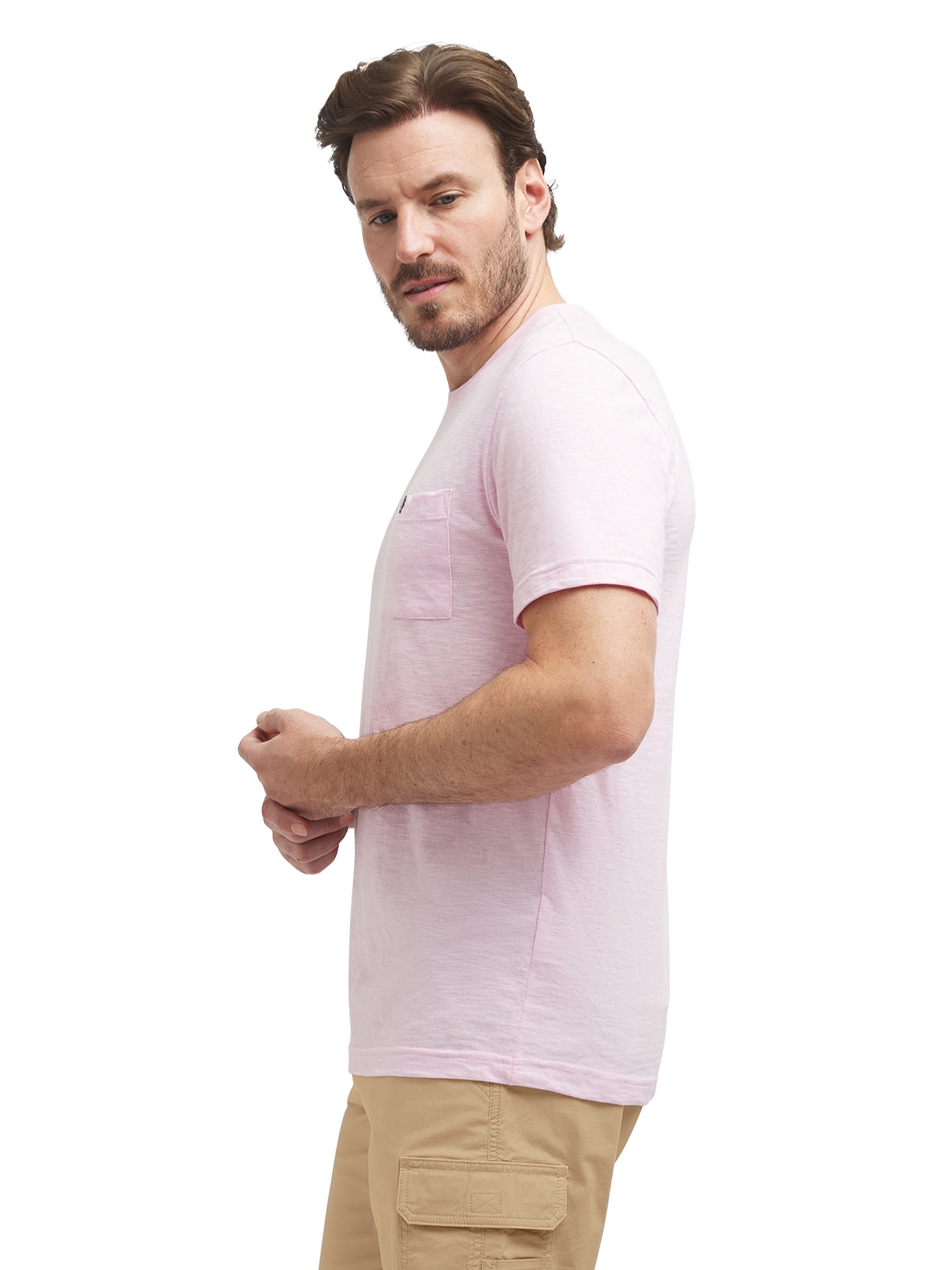 Chaps Men's & Big Men's Short Sleeve Soft Slub Jersey Pocket T-Shirt, Sizes S-2XL