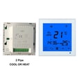 thumbnail image 1 of WiFi Smart Thermostat 2p 4p Central Air Conditioner Cooling Heating For Fan Coil Unit Room Temperature Controller ,Easily DIY, 1 of 7