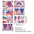 thumbnail image 7 of CCOCC 4Th of July Decorations Patriotic Window Clings-7 Sheets American Flag Star Window Decal for Glass Windows Stickers for Usa Fourth of July Independence Day Memorial Day Decor Party Supplies, 7 of 7