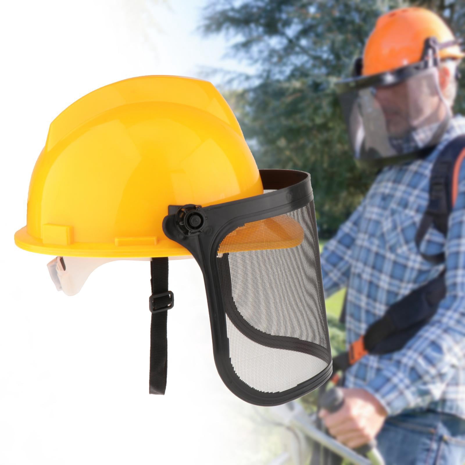 Forestry Helmet Face Shield Protective Gear with an Adjustable Headband for Chainsaw Logging and Yard Work