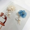thumbnail image 6 of Fabric Flower Brooches for Women Elegant Flowers Pins for Clothes Floral Brooch Dainty Lapel Pin Accessories Pearl Crystal Corsage Cocktail Party Ceremony Banquet Decoration Fashion Jewelry, 6 of 6