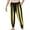 Yellow, variant on Lovskoo 2024 Mens Casual Harem Pants Baggy Closed Bottom Color Block Trendy Casual Drawstring Elastic Waist Pocket Trousers Sport Pants Khaki S