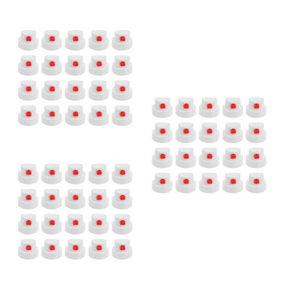 Raindrops 60 PCS Spray Paint Can Nozzles Plastic Fat Spray Caps Graffiti Replacement Caps for Aerosol Can, Self-Painting Nozzle Tips