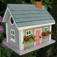 thumbnail image 2 of CC Outdoor Living 10" Gray and White Ocean Beach Cottage Outdoor Garden Bird Feeder, 2 of 2